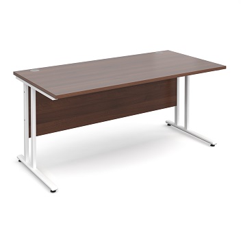 Cantilever Straight Desk 600mm Deep